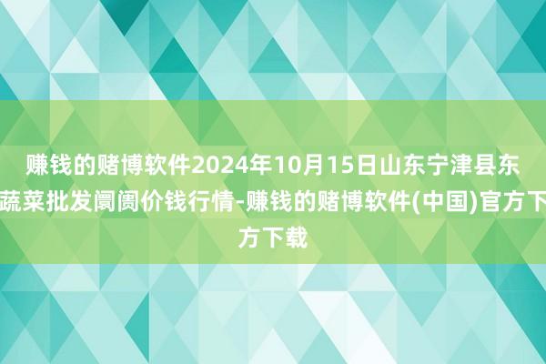 赚钱的赌博软件2024年10月15日山东宁津县东崔蔬菜批发阛阓价钱行情-赚钱的赌博软件(中国)官方下载